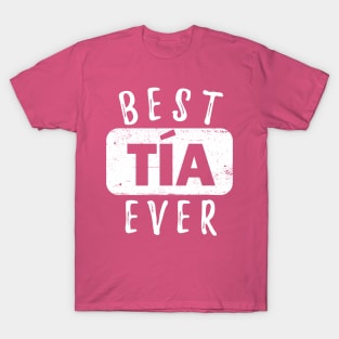 Best TIA Ever - white letter design T-Shirt